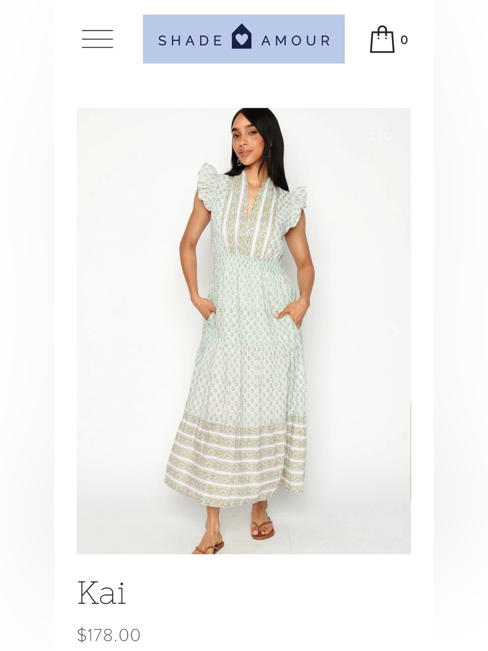 Shade Amour Kai Dress Size L
